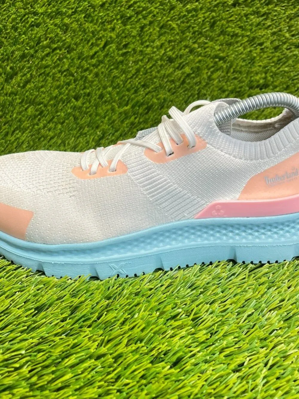 Timberland Pro Setra Womens Size 7M White Pink Composite Toe Work Safety Shoes_3